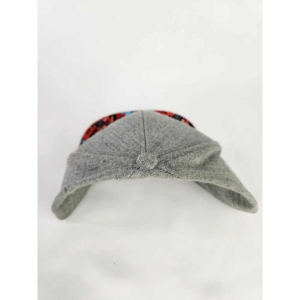 Big Truck Trucker Hat Mesh Snapback Gray Aztec Bill Design Lake Tahoe Red Orange